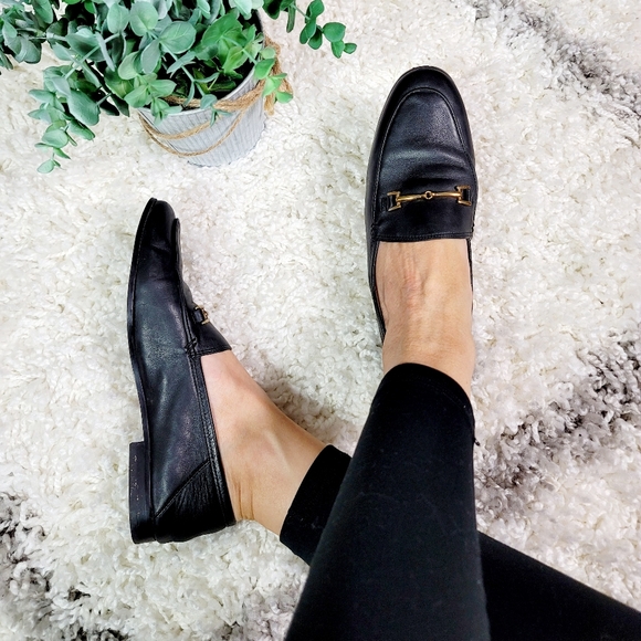 black sam edelman loafers